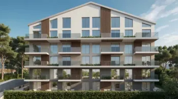 Fethiye Patlangıç'ta Deniz ve Orman Manzaralı Daireler